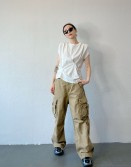 White Buttons Top #250427
